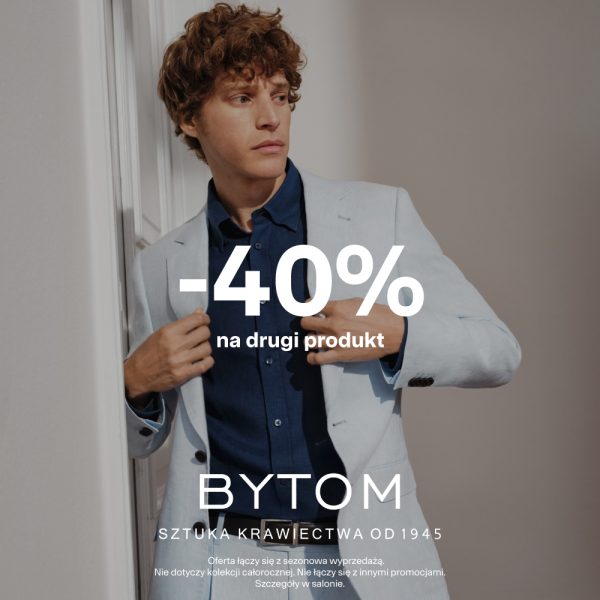 grafika promocyjna Bytom -40% na drugi produkt